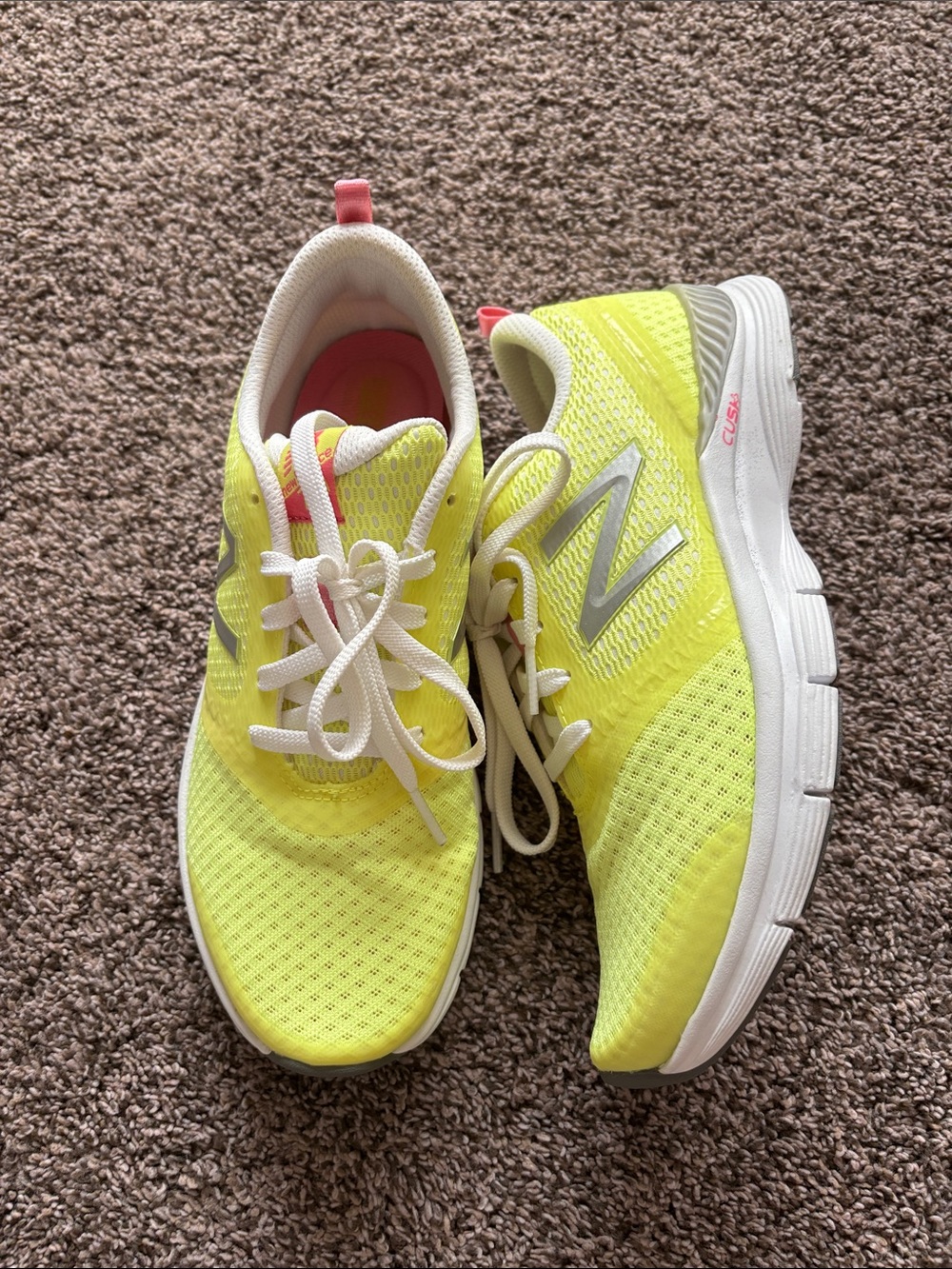 New Balance 711 Women’s Neon Yellow Athletic Running Shoes